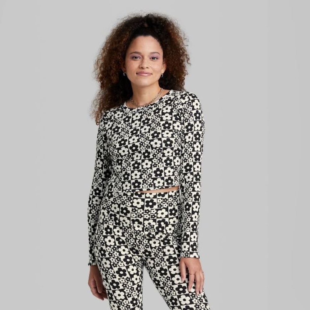 Wild Fable Flower Disco Two Piece Set